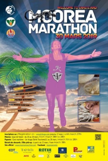 Affiche Moorea Marathon 2019