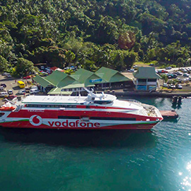 Le ferry Terevau, navette entre Tahiti et Moorea